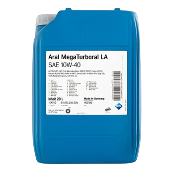 Моторное масло Aral MegaTurboral LA 10W-40, 20л